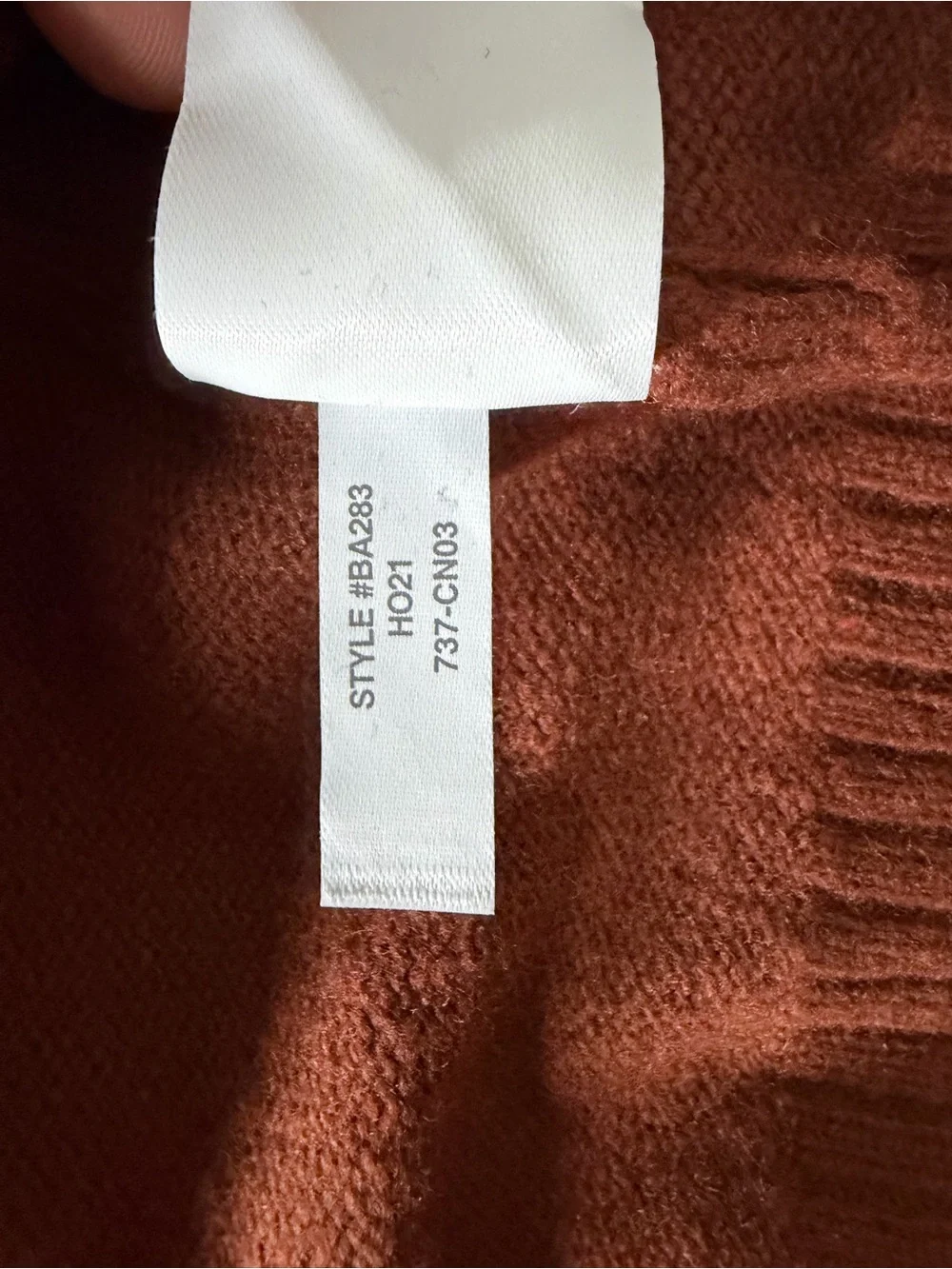 J. Crew Men's Rugged merino wool-blend crewneck sweater Size Medium Brown